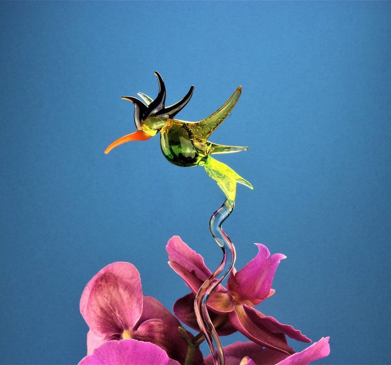 Orchideen Stab farbig Kolibri