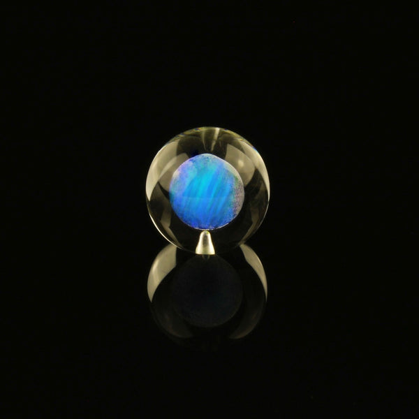 Opal Kugel Blau